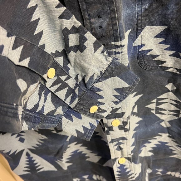 Polo Ralph Lauren - Southwestern Winter Aztec Tribal Button Down Shirt - Picture 4 of 7